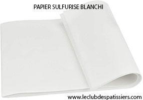 papier sulfurisé en feuilles - leclubdespatissiers